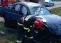 Accident pe Autostrada A3. Un bărbat a ajuns la spital după ce autoturismul său a fost implicat într-un eveniment rutier