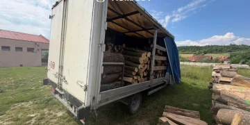 Transport ilegal de material lemnos pe DN1. Peste 6 metri cubi confiscați de polițiștii din Voila