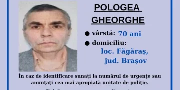 Polițiștii din Brașov caută un bărbat de 70 de ani dispărut din Făgăraș. Gheorghe Pologea a plecat voluntar de la domiciliu