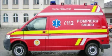 Accident grav pe DN1C la Iclod. Două persoane încarcerate, elicopter SMURD alertat