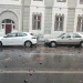 Horn prăbușit pe strada Avram Iancu din Sibiu. 3 mașini au fost avariate