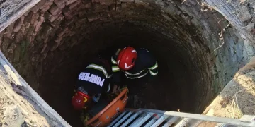 Bărbat căzut într-o fântână în Bihor. Pompierii l-au scos de la cinci metri adâncime