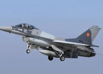 Dronă doborâtă de un avion F-16 după ce a intrat în spațiul aerian al României
