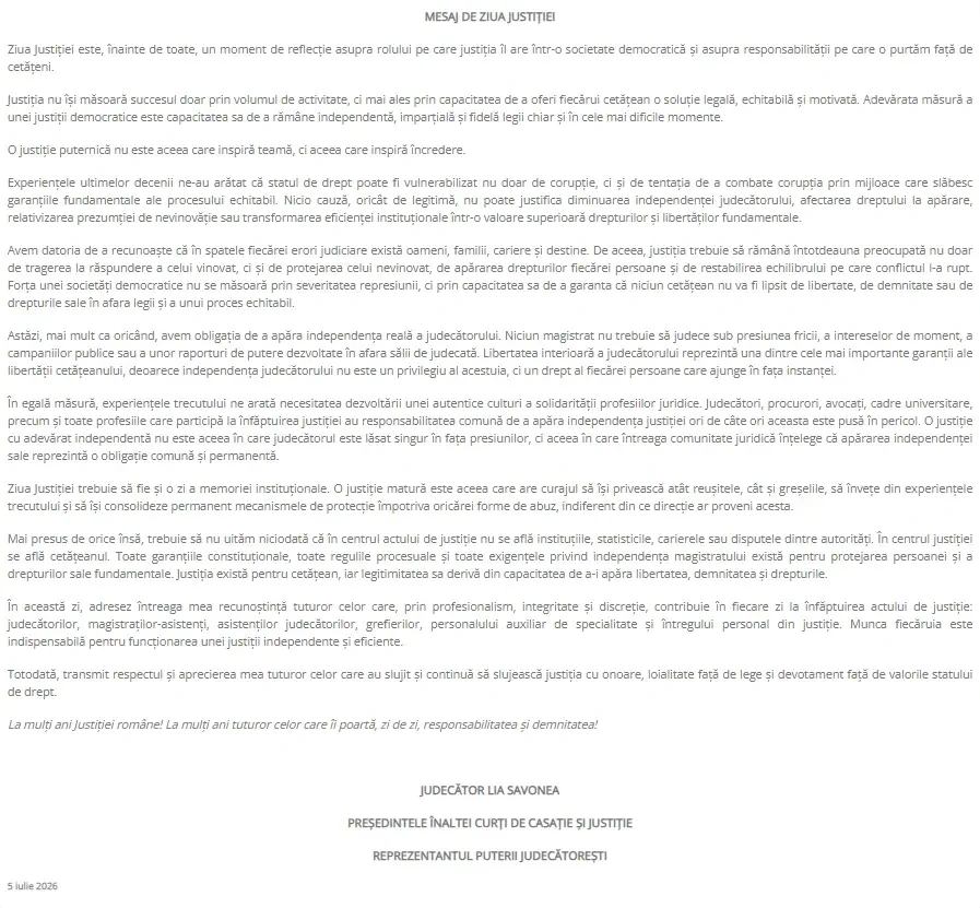 justitie