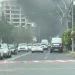 Mașină cuprinsă de flăcări pe strada George Coșbuc din Baia Mare
