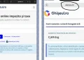 Ghișeul.ro, clonat? SMS-uri false cu amenzi pentru viteză, link-ul redirecționat spre un site ce imită platforma oficială