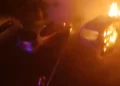 VIDEO Mașini incendiate și distruse într-o parcare din Oradea