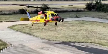 Elicopterul Black Hawk rescEU și-a luat zborul spre Serbia. Se alătură echipei de intervenție din care fac parte și pompierii bihoreni