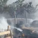 VIDEO 3 echipaje de pompieri intervin pentru a opri un incendiu de vegetație în Cluj-Napoca