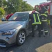 Persoană încarcerată în urma unui accident în Ciuperceni. Impact între un TIR și o mașină