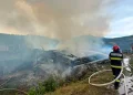 Incendiu în Arieșeni. 2 anexe gospodărești ard pe aproximativ 100 de metri pătrați