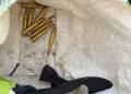 VIDEO | Percheziții de amploare în zona Vișeu de Sus: armă de vânătoare, muniție, mii de țigarete și zeci de trofee, ridicate de polițiști
