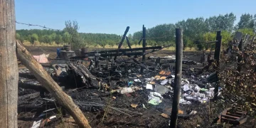 Incendiu la o hală din apropiere de Carei. Tractoare și bidoane cu motorină amenințate de flăcări