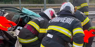 Accident lângă Săliște. 4 persoane, printre care 2 copii, au ajuns la spital
