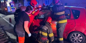 Persoană posibil încarcerată în urma unui accident lângă Sebeș. Forțele de intervenție în alertă