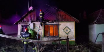 FOTO Vegetație și clădiri în flăcări. Pompierii bihoreni au avut parte de peste 20 de misiuni în weekend