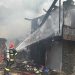 Incendiu la mănăstirea Cășiel-Strâmbu. Pompierii dejeni intervin de urgență