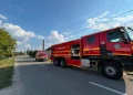 Șase tone de baloți făcute scrum în Satu Mare. Cauza incendiului, fumatul
