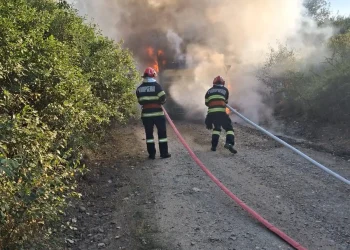 Pompierii din Sighișoara au intervenit de urgență în comuna Vânători