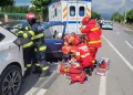 Accident grav în Alba Iulia. O persoană este în stop cardio-respirator, alte 5 persoane rănite