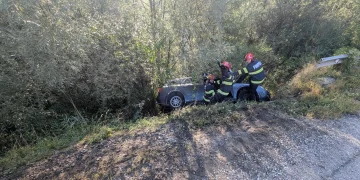 2 tinere au ajuns la spital după un accident la Sângeorz-Băi