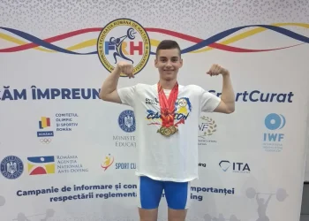 Campioni pentru Brașov. Daniel Lupeș Jr., triplu campion național la haltere. Performanță construită într-o familie dedicată sportului