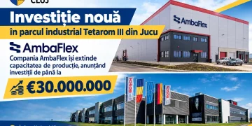 Investiție nouă în parcul industrial Tetarom III din Jucu. Compania AmbaFlex își extinde capacitatea de producție