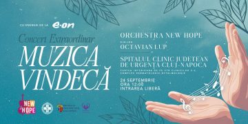 Concertul „Muzica Vindecă” în curtea interioară a Spitalului Clinic Județean de Urgență Cluj-Napoca