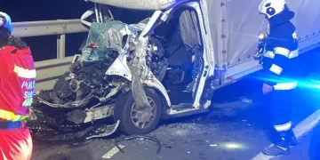 Accident mortal pe A1, între Sibiu și Sebeș. Un șofer de 34 de ani a murit