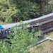Camion răsturnat pe E60, la intrarea în Sighișoara. Traficul este blocat în ambele sensuri