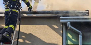 Incendiu la un magazin de încălțăminte pe strada Cloșca din Satu Mare