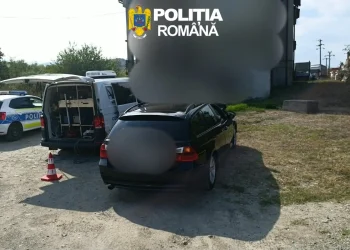 FOTO Razie pe DN7, în Sibiu. 124 de amenzi în patru ore, majoritatea pentru viteză