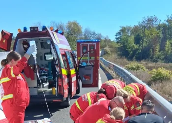 Accident în Bihor. Motociclist în stare gravă
