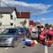 Accident pe strada Șomcutului din Dej. Scuterist preluat inconștient