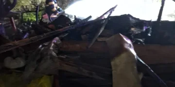 Bucătărie de vară în flăcări. Au intervenit pompierii din Turda