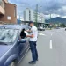 Acțiune tip „BLITZ” a Poliției Brașov pe bulevardul Saturn. Zeci de șoferi sancționați pentru viteză