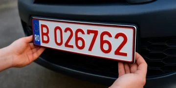 Dosar penal pentru o șoferiță din Brașov. Prinsă în trafic cu numere provizorii expirate