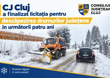 Cine va deszăpezi drumurile județului Cluj în următorii 4 ani