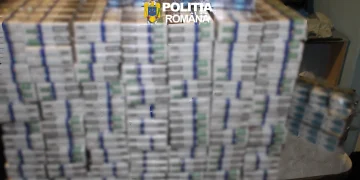 O avere în țigări. Aproape 30.000 de țigarete de contrabandă, găsite la o femeie din Oradea