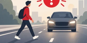 Copil, 8 ani, lovit de o mașină în Șura Mică. A fost transportat la spital