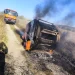 Incendiu la o balotieră în Sântimbru. Au intervenit pompierii din Alba Iulia