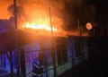 Incendiu la clădirea Bazei Sportive din Beiuș