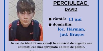 Copil din județul Brașov dat dispărut. Sunați la 112 dacă l-ați văzut