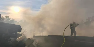 11 incendii de vegetație într-o singură după-amiază, în Bihor. 40 de ha pârjolite