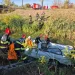 FOTO Cum se pregătesc pompierii sătmăreni. Simulare de accident cu victime și o mașină răsturnată