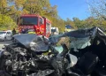 FOTO Accident grav între Cernești și Târgu Lăpuș. 3 persoane au ajuns la spital