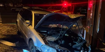Accident în toiul nopții la Dej. S-a întâmplat pe strada 22 Decembrie