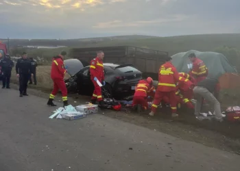 Accident rutier grav în Mureș. 4 victime, una în stop cardiorespirator. A fost solicitat elicopterul SMURD